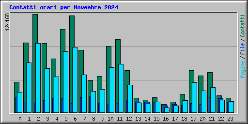 Contatti orari per Novembre 2024